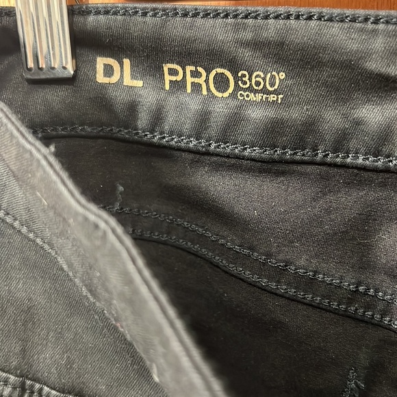 DL1961 DL Pro 360 Comfort Florence Instasculpt Moto Black Skinny Pants - Picture 5 of 11